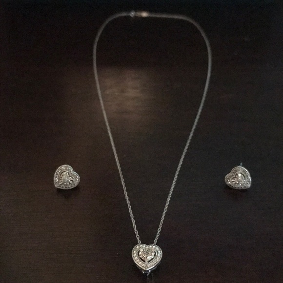 Kay Jewelers Jewelry - Kay Jewelry Diamond Cluster Stud Earrings & Charm